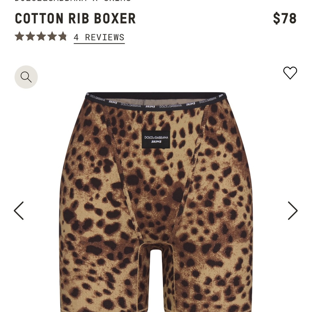Dolce & Gabbana Leopard Print Kids Boxer Shorts